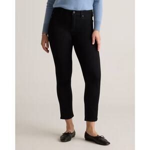 Quince Stretch Mid Rise Slim Stright Jeans Size 30/28 NWT